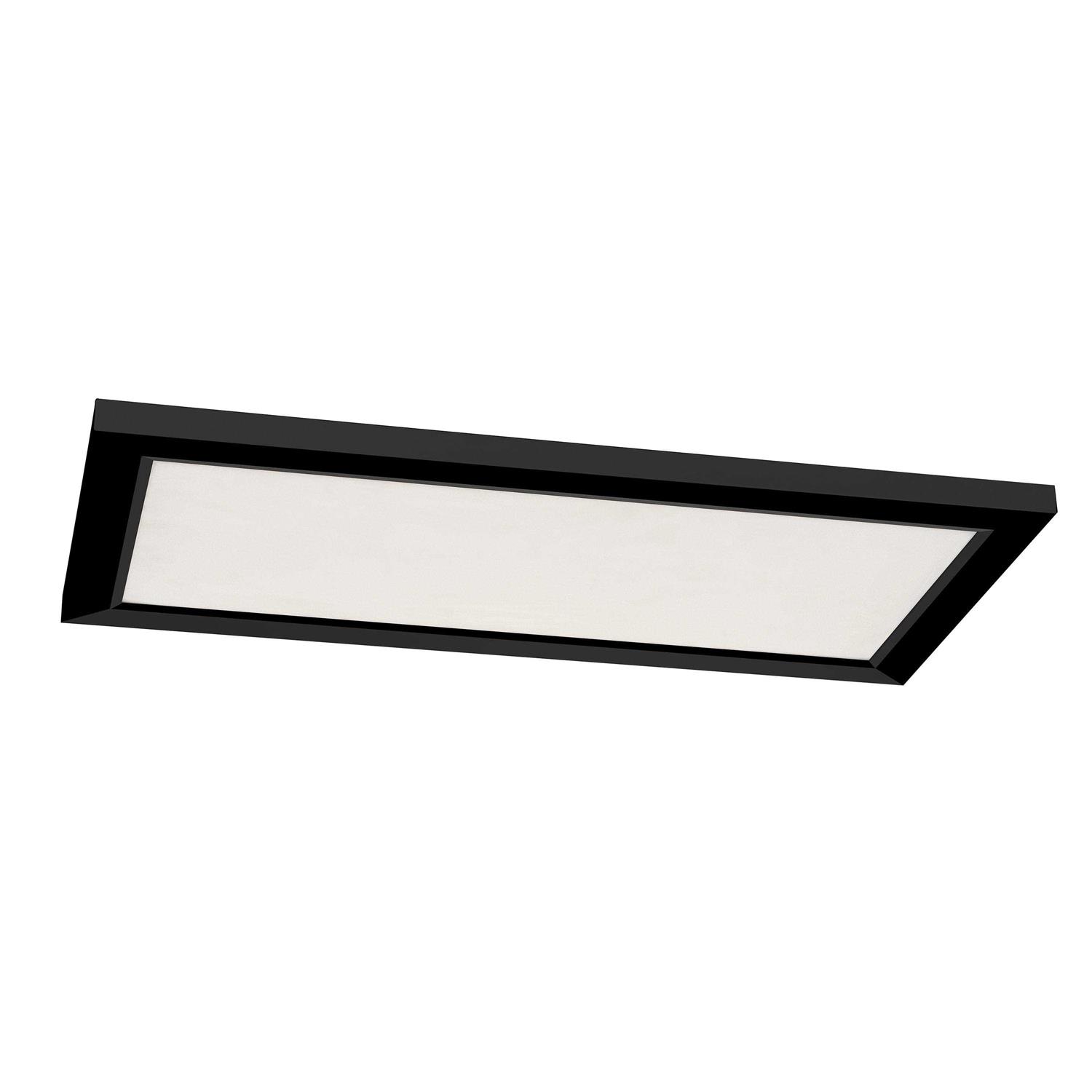AFX Lighting Lugano 1 Light LED Flush Mount Black LGNL2412LAJD4BK