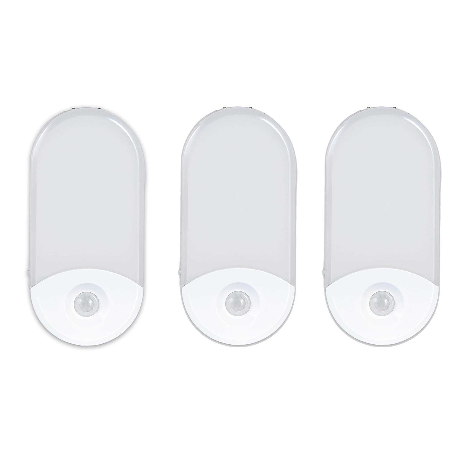 Westinghouse 3-Pack 4-in-1 Power Failure Night Light Motion and Light Sensing Rechargeable Emergency LED Flashlight