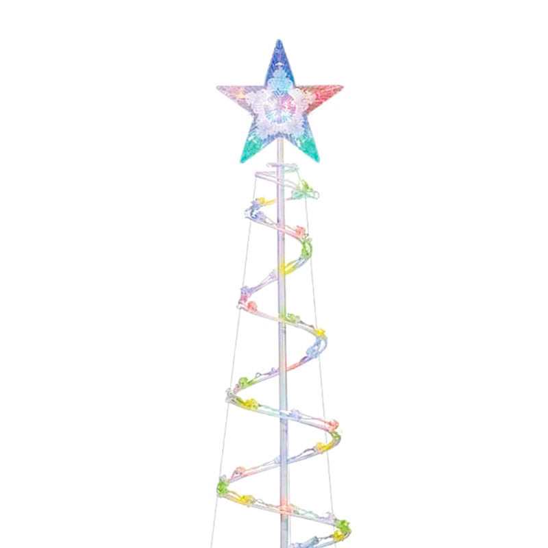 At Home Pre-Lit Led 6′ Spiral Tree with Random Twinkle