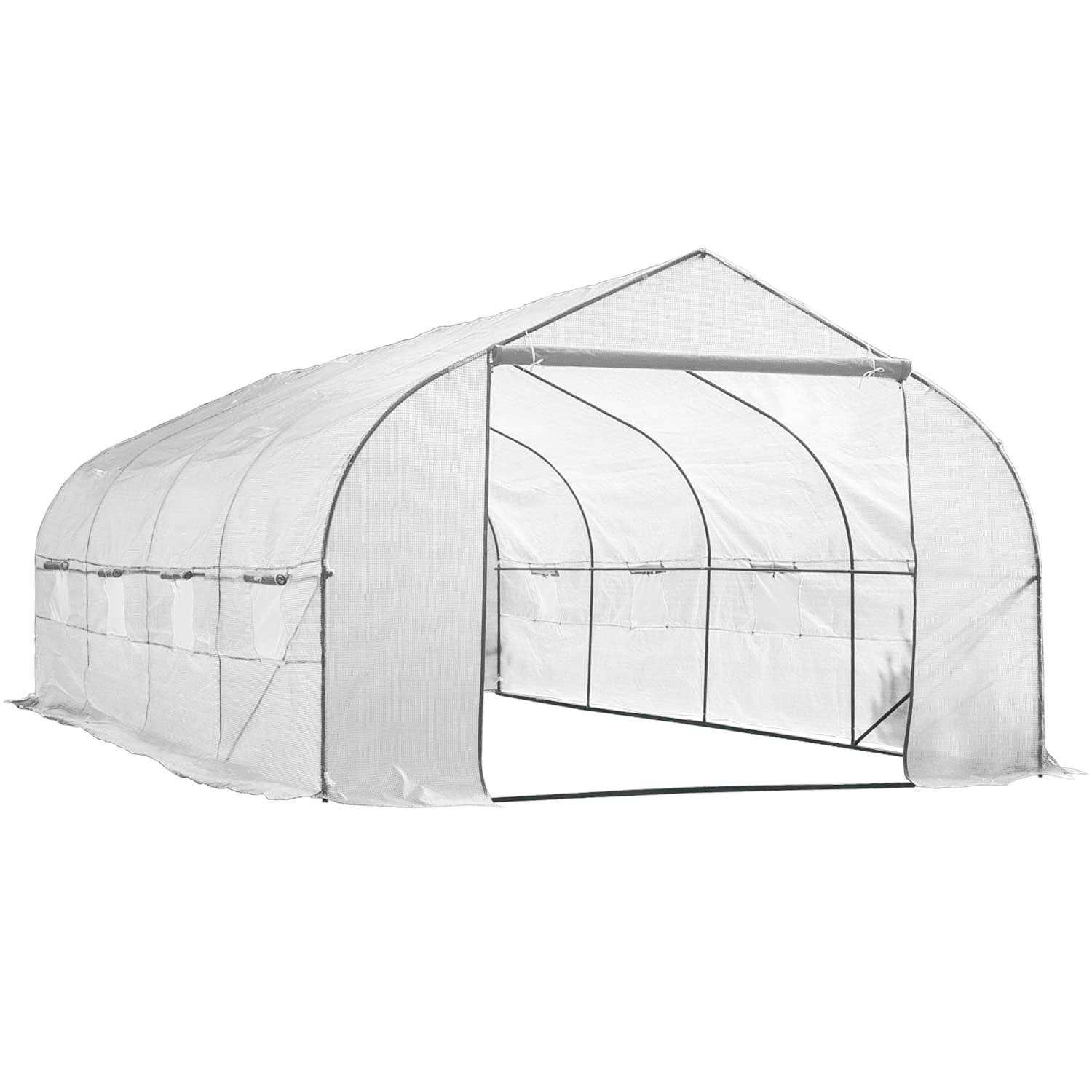 Biltek 11ft Portable Walk-In Garden Greenhouse Outdoor Green House for Growing Fruits Vegetables Plants and Flowers