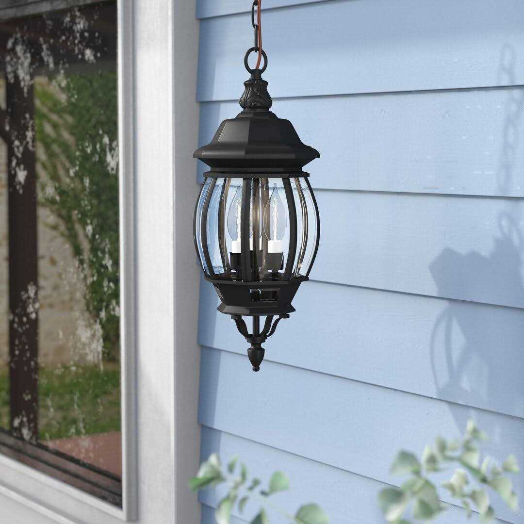 Alcott Hill Mackintosh 3-Light Outdoor Hanging Lantern