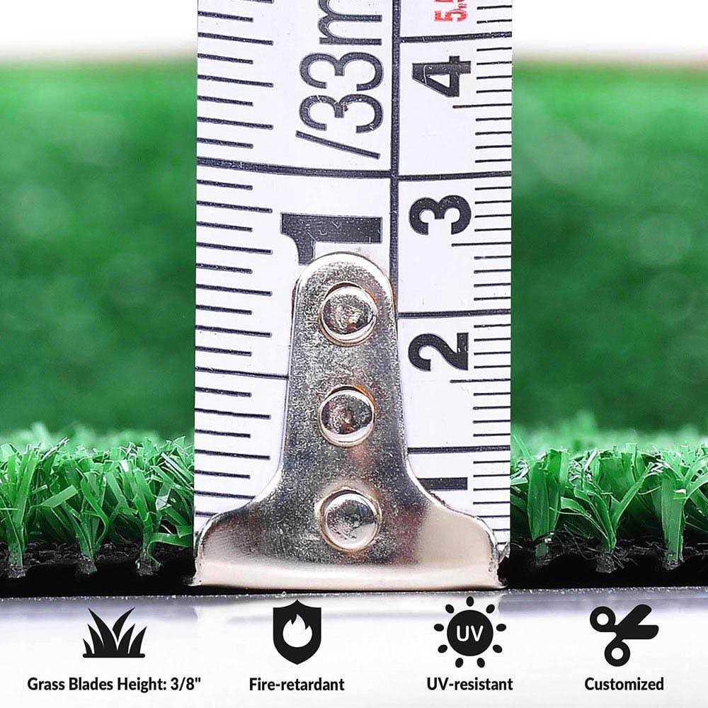 Yescom Artificial Grass Mat Fake Lawn Pet Turf Synthetic Garden Outdoor Indoor