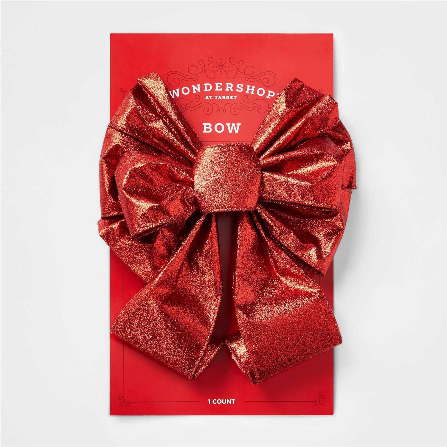 Wondershop Gold Glitter Topper Bow