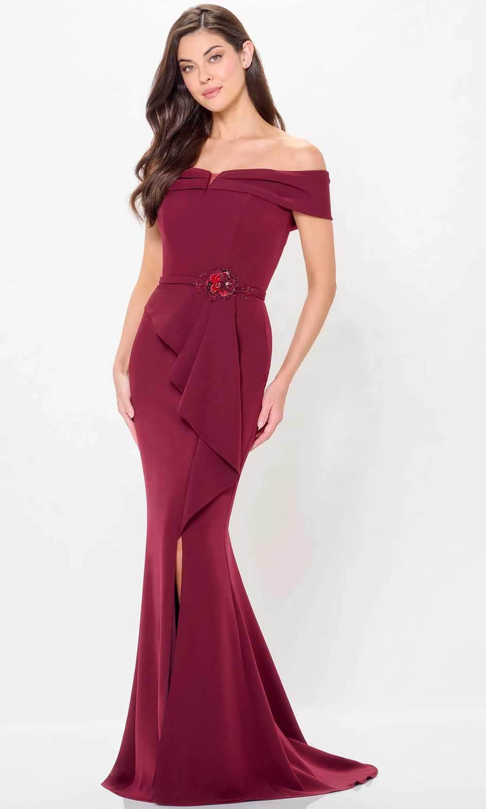 Off Shoulder Evening Gown