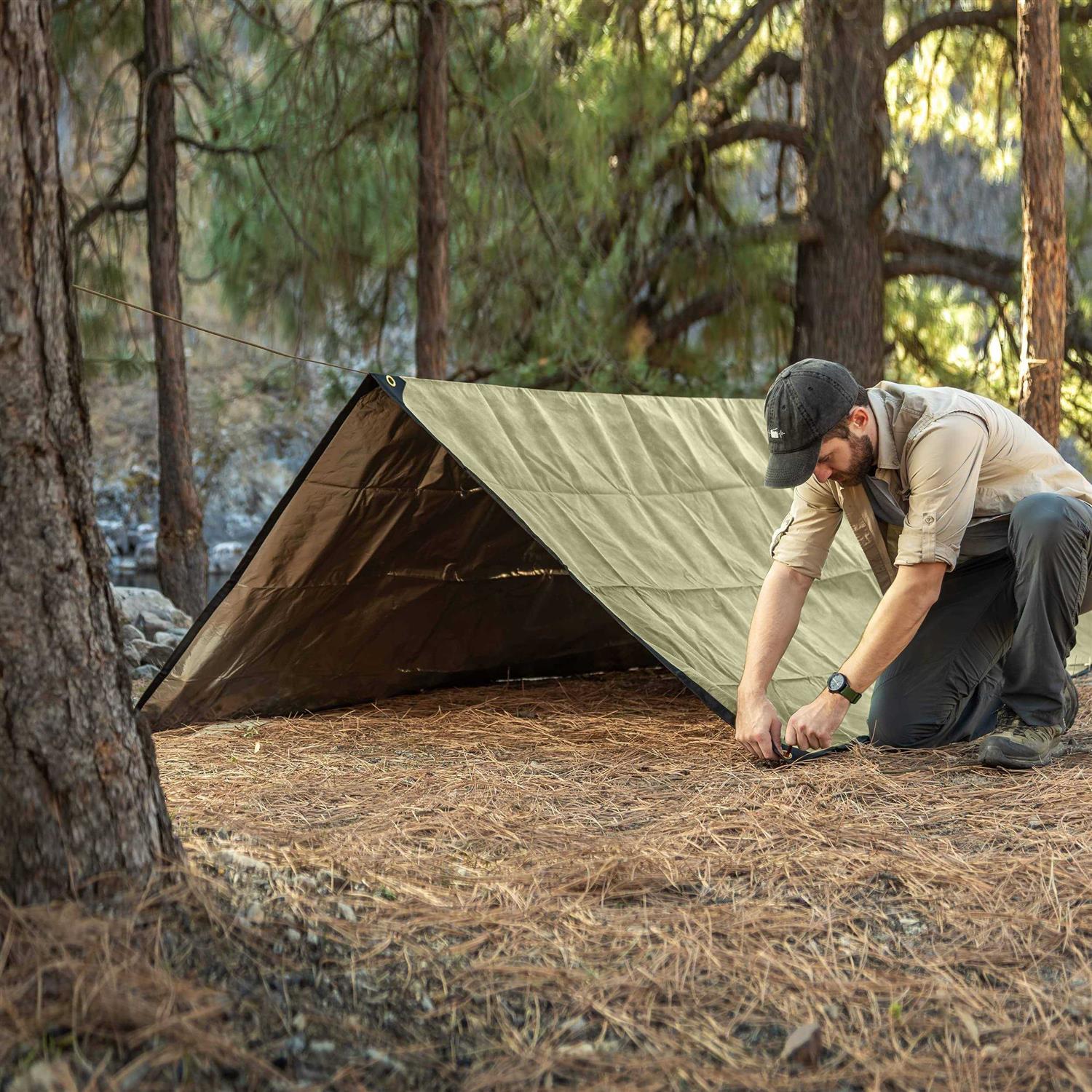 Arcturus XL Survival Tarp Insulated Reflective Thermal Camping Tarp