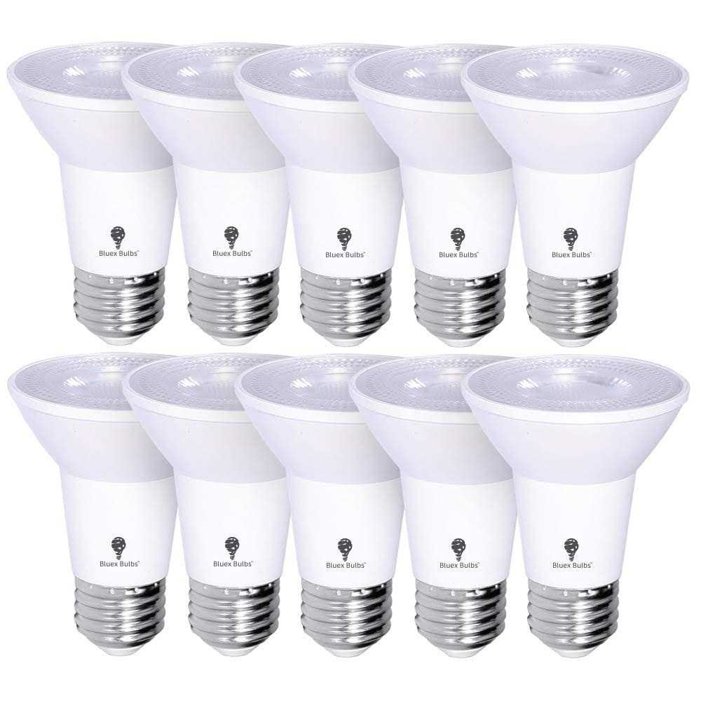 Bluex Bulbs 4 Pack Bluex LED Par20 Flood Light Bulb 8W