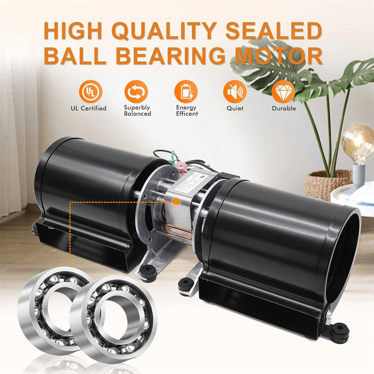 Adviace Fireplace Blower Fan Kit For Regency Wood & Gas Stove 910-157/p Blower Kit For Regency Fireplace Inserts