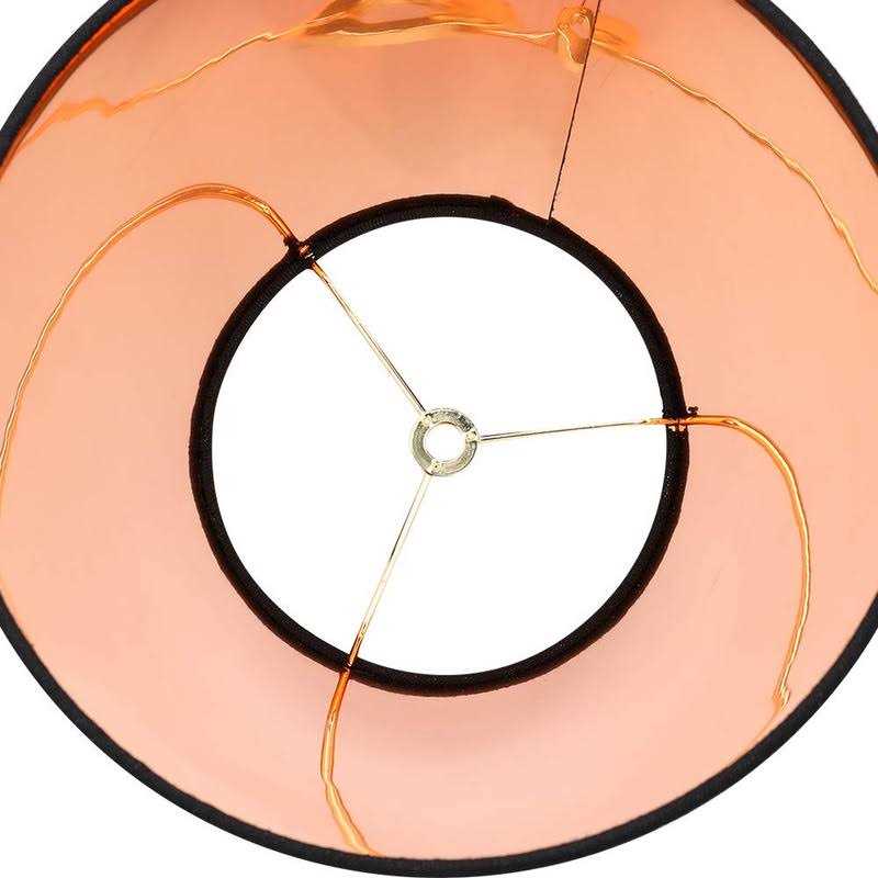 ALUCSET Medium Lamp Shade, Barrel Fabric Lampshade for Table Lamp and Floor Light