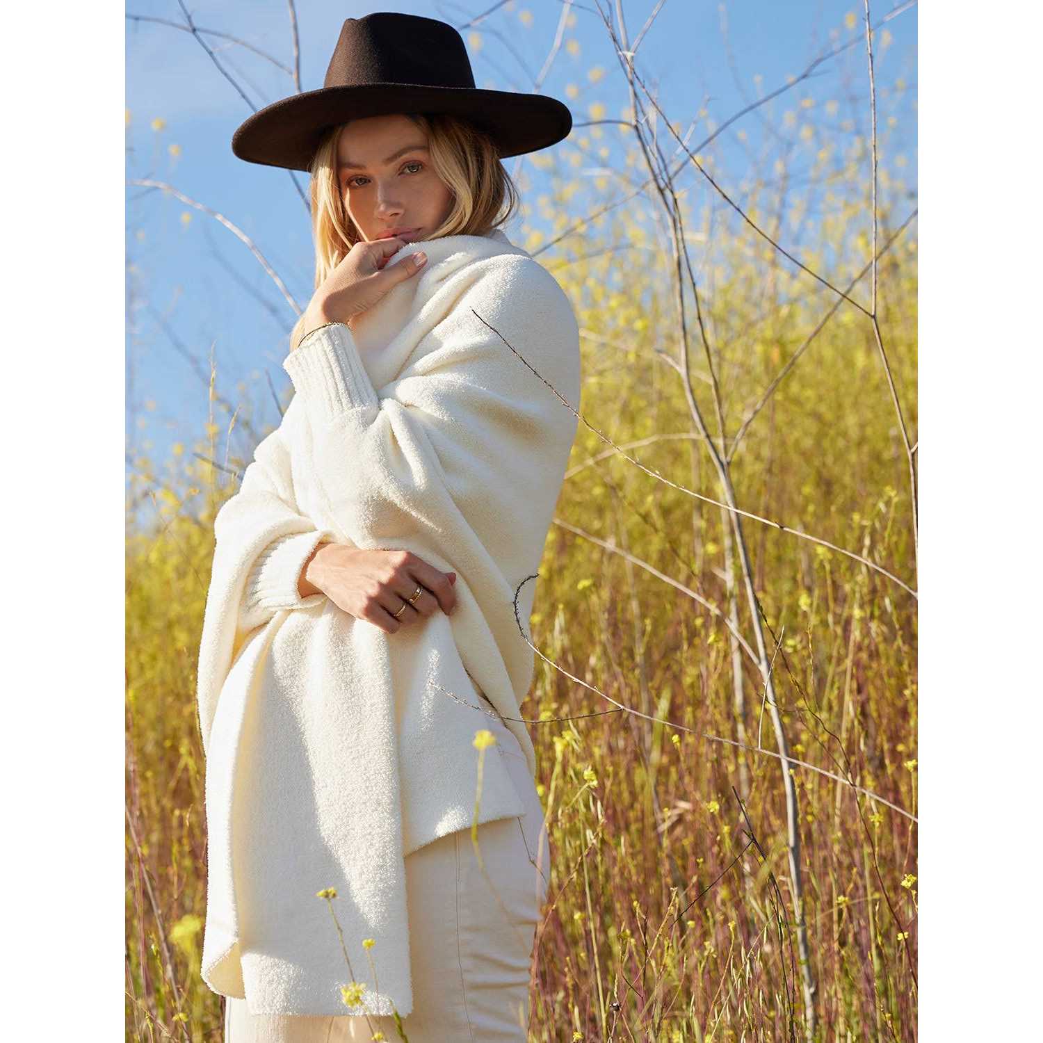 Barefoot Dreams CozyChic Blanket Wrap