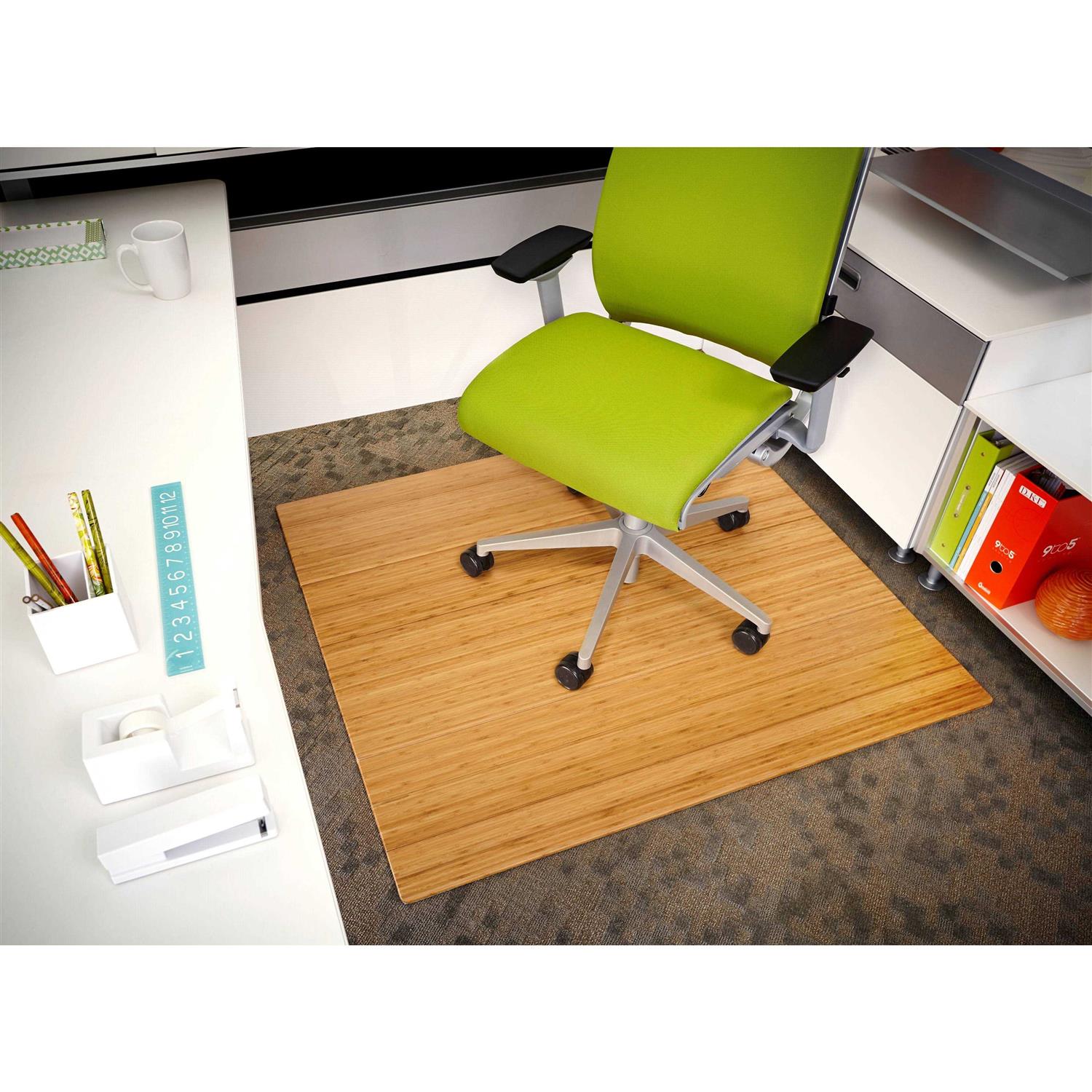 Anji Mountain Bamboo Deluxe Roll-Up Chairmat
