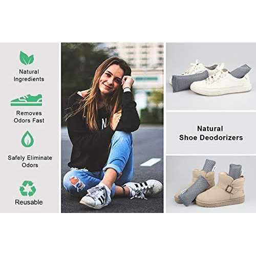 12 Pack Charcoal Shoe Deodorizer Bags