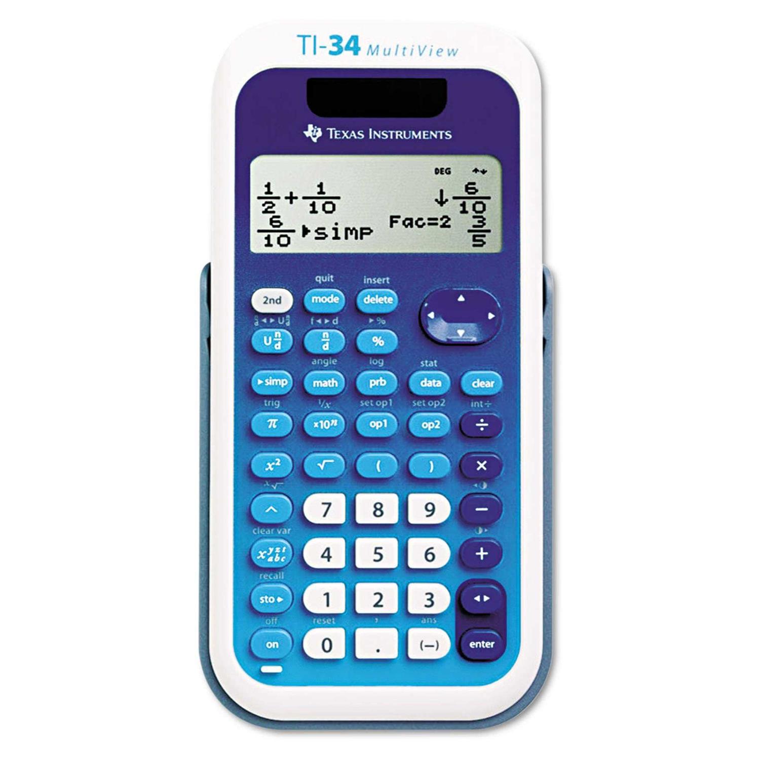 Texas Instruments MultiView TI-34 Scientific Calculator