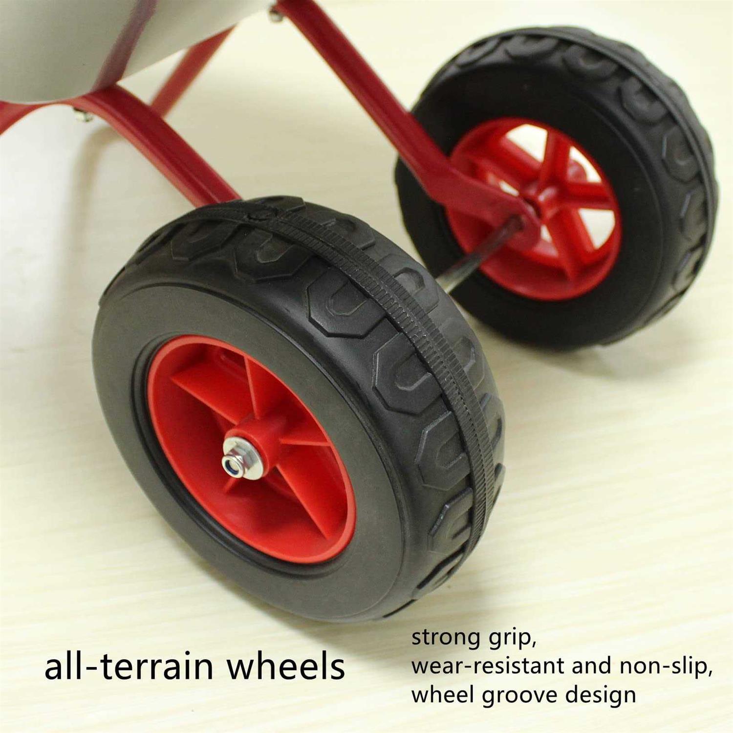 3t Group Kids Wheelbarrow Wheelbarrow for Kids Wheel Barrel Kids Wheel Barrows Metal Wheelbarrow Child Wheelbarrow Toys Gift