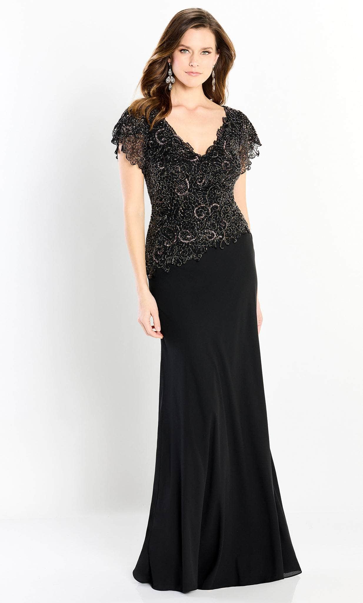 Formal Lace-Chiffon Full Dress