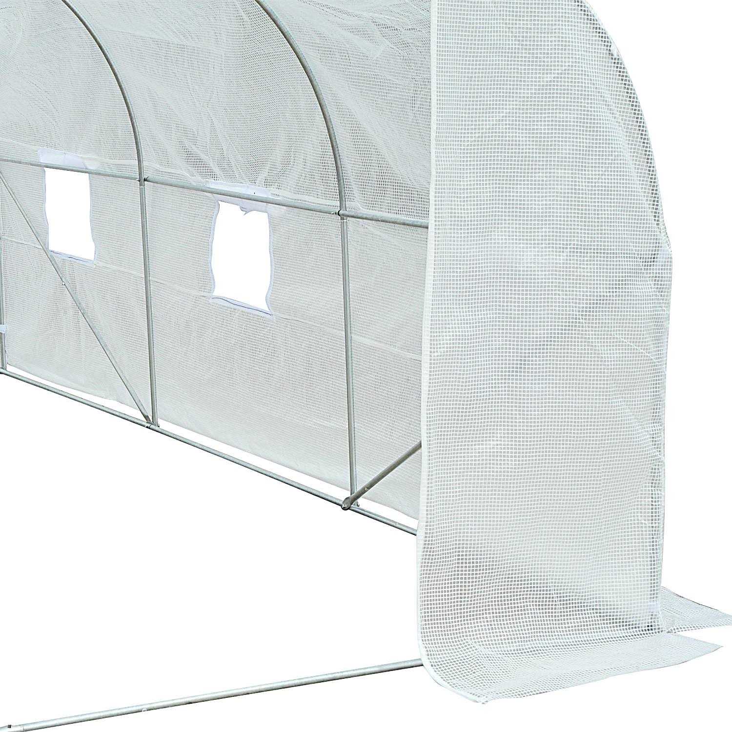 Biltek 11ft Portable Walk-In Garden Greenhouse Outdoor Green House for Growing Fruits Vegetables Plants and Flowers