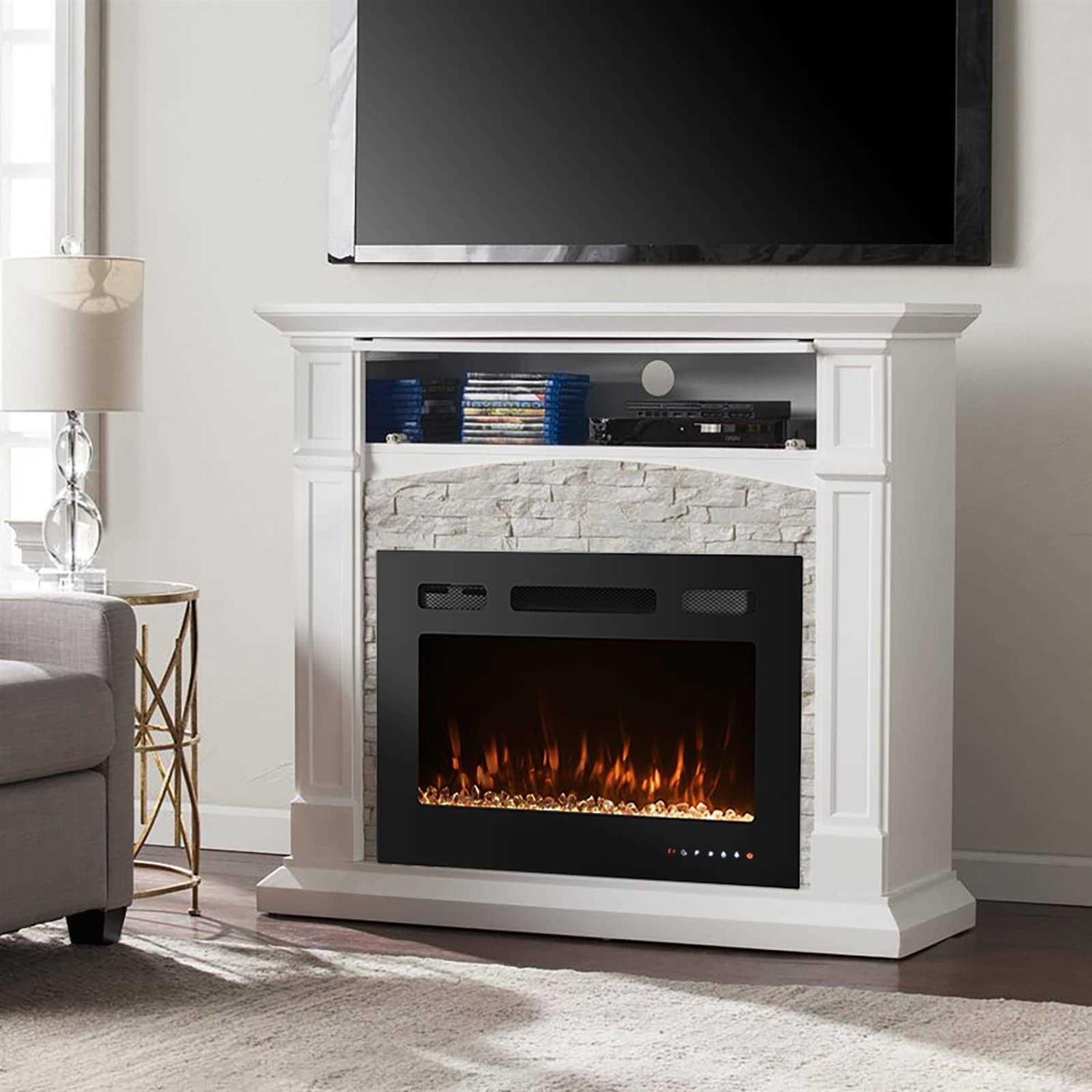 36 Inch Electric Fireplace Inserts Quiet Wall Mounted Fireplace Led Fireplace for Living Room