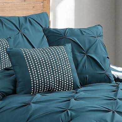 Avondale Manor 7-Piece Ella Pinch Pleat Comforter Set