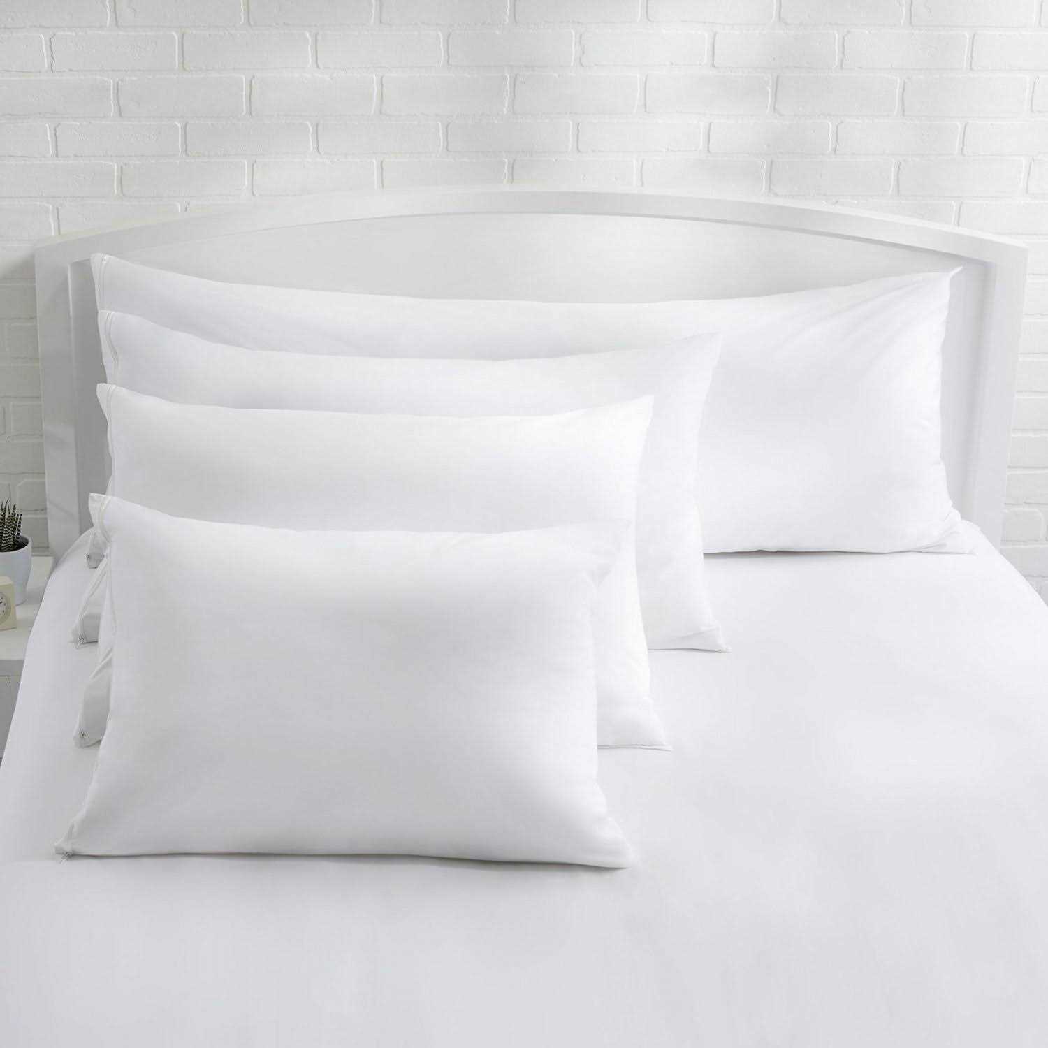 Amazon Basics 100% Cotton Hypoallergenic Pillow Protector Case