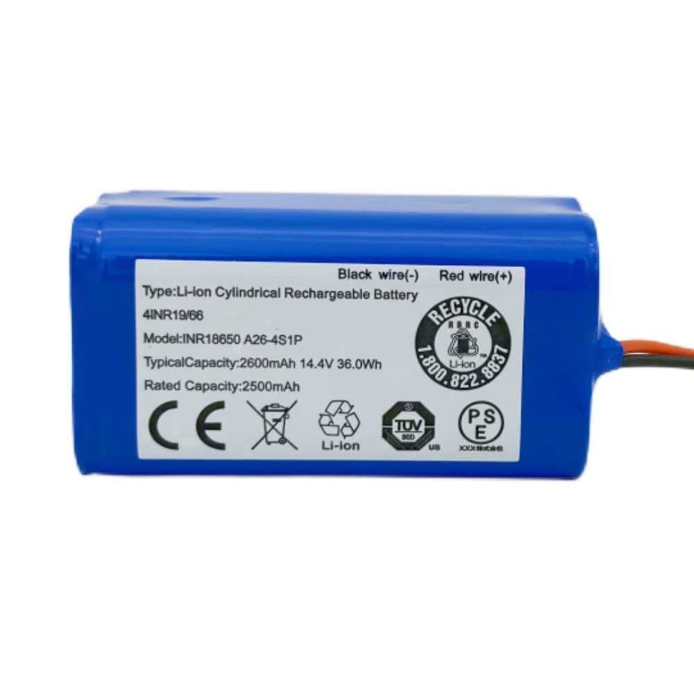 14.4V 2600mAh Replacement Battery for Ecovacs Deebot N79S N79 DN622 Eufy RoboVac 11 11S 12 15C 25C 30 30C 35C