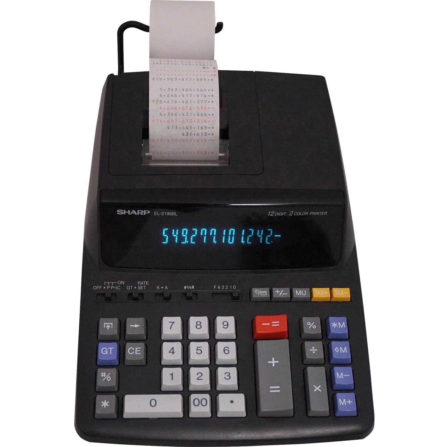 Sharp Printing Calculator EL2196BL