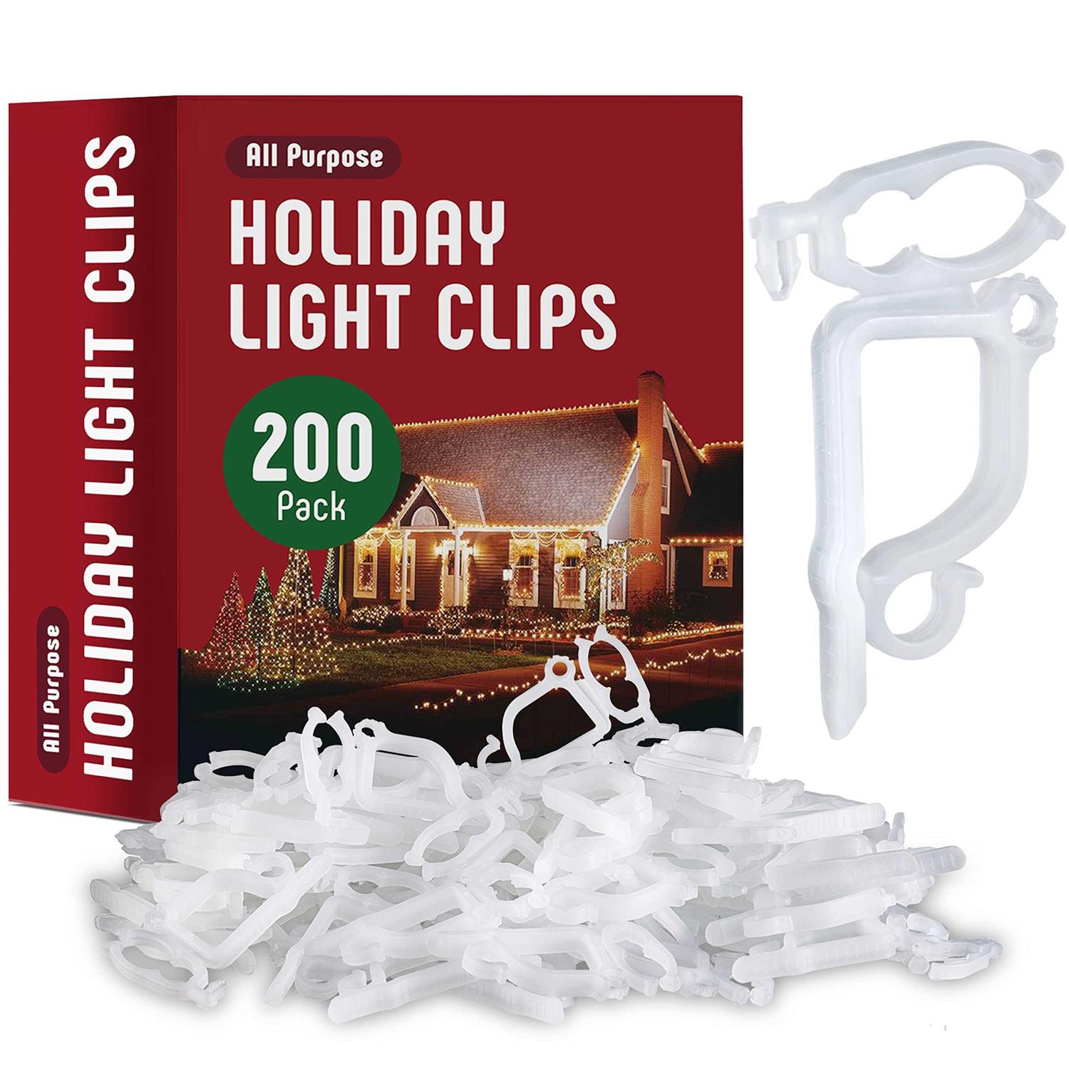 All-Purpose Holiday Light Clips Christmas Light Clips Outdoor Light Clips