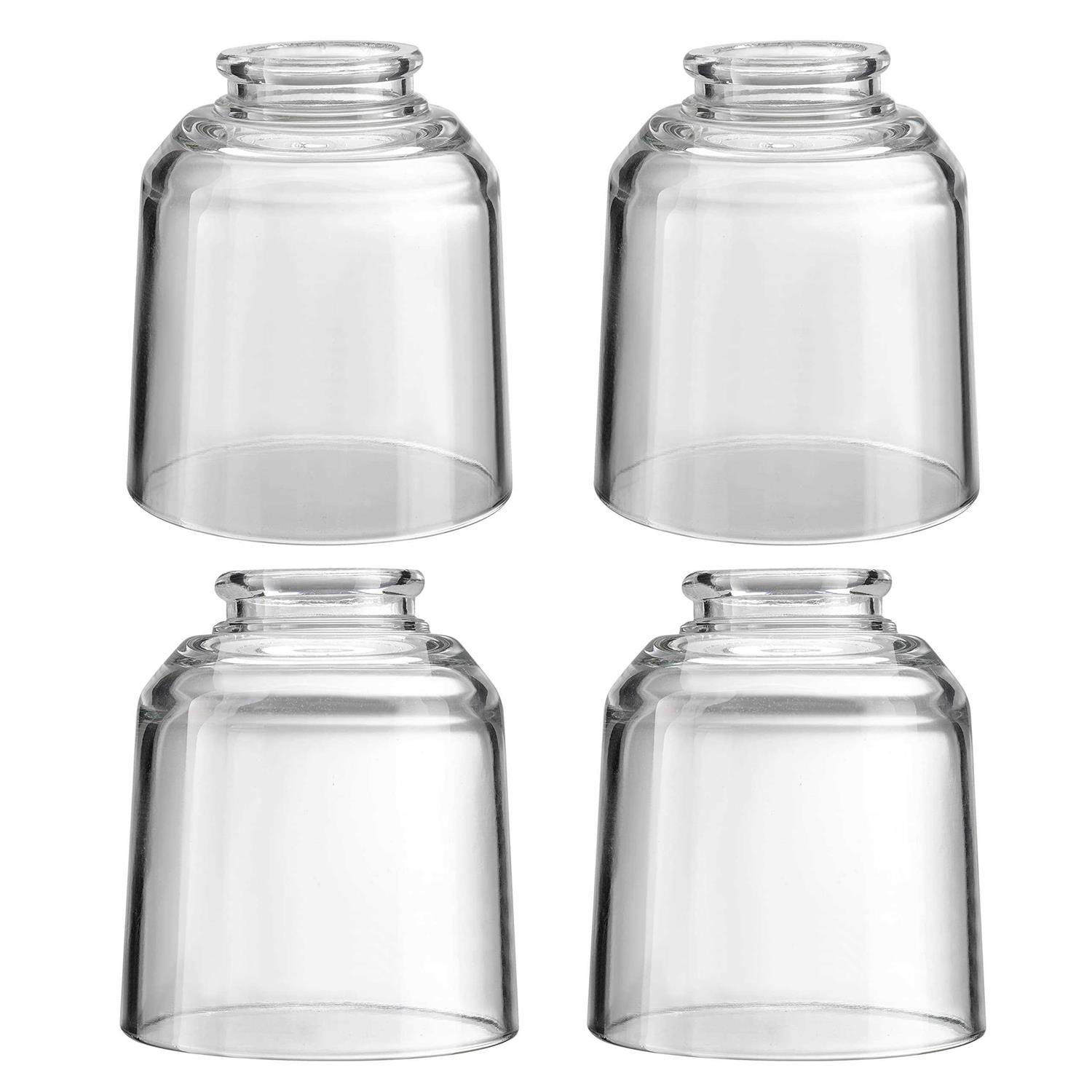 Aspen Creative 23175-60-4 Transitional Clear Ceiling Fan Replacement Glass Shade