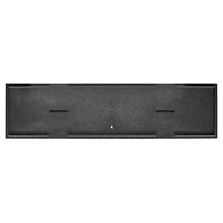 Tierra Verde Sonata 6 in. H x 24 in. W Rectangle Slate Rubber Self-Watering Table Trough Planter MT5100373