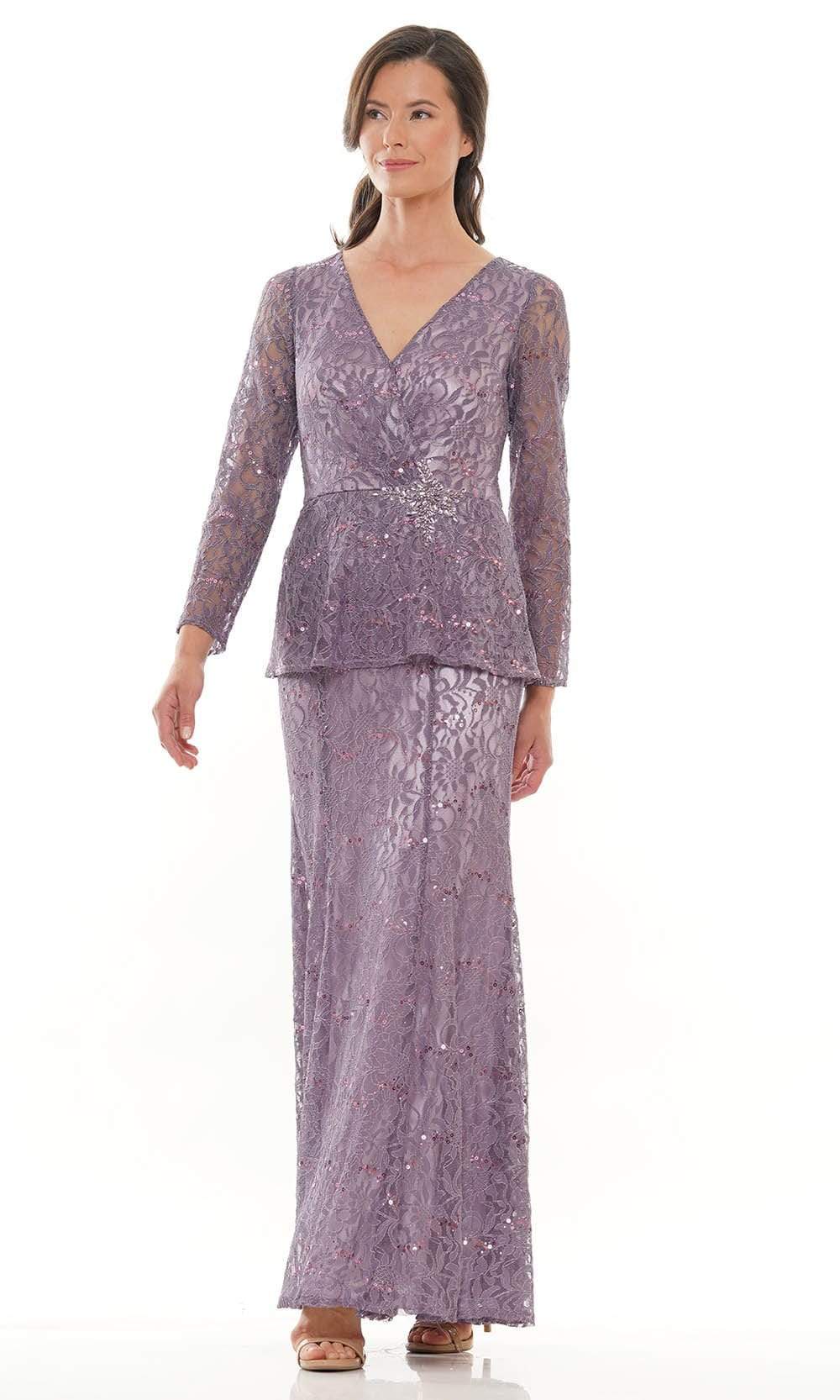 M306 V-Neck Trumpet Evening Dress