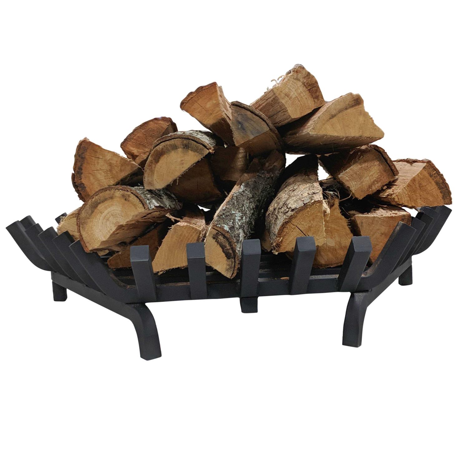 Titan Great Outdoor Hexagonal Fire Pit Grate Wood Burning Fireplace Accessory