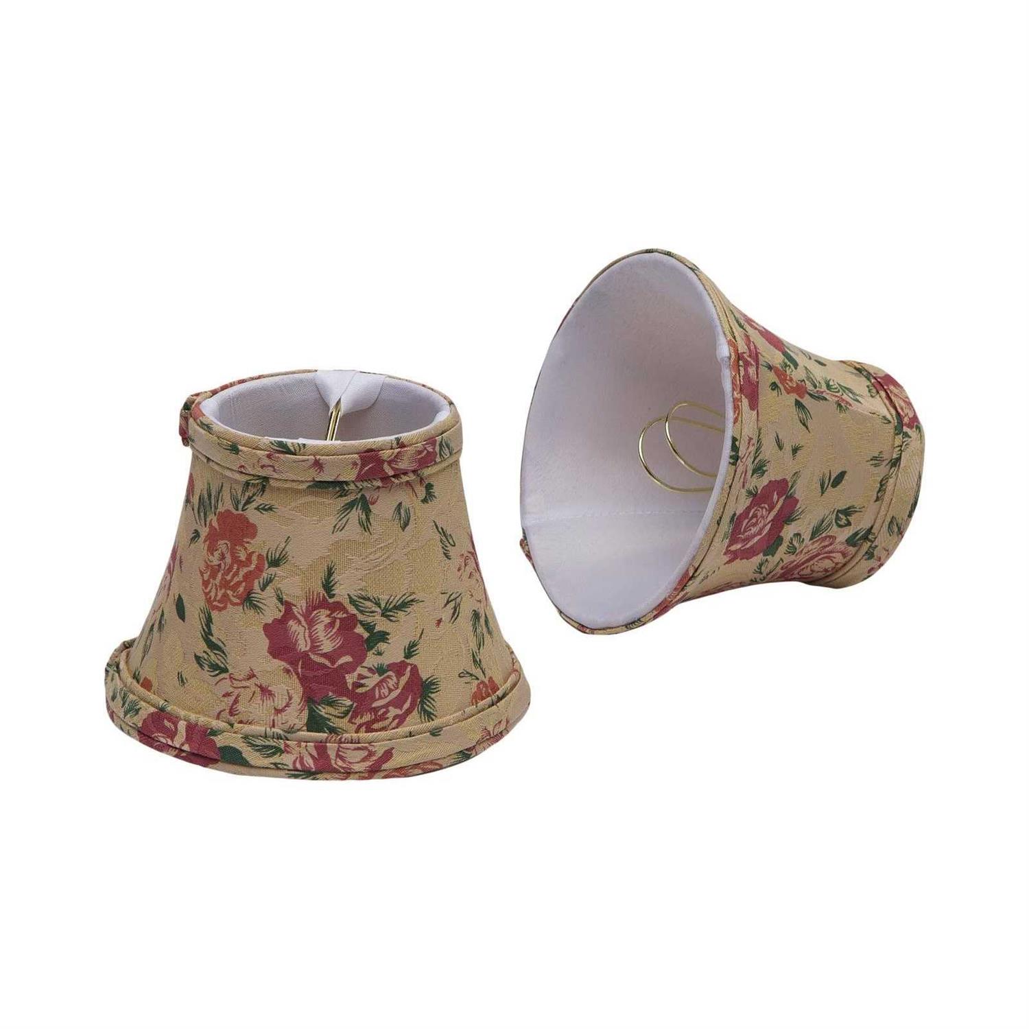 Aspen Creative Bell Chandelier Clip-On Lamp Shade