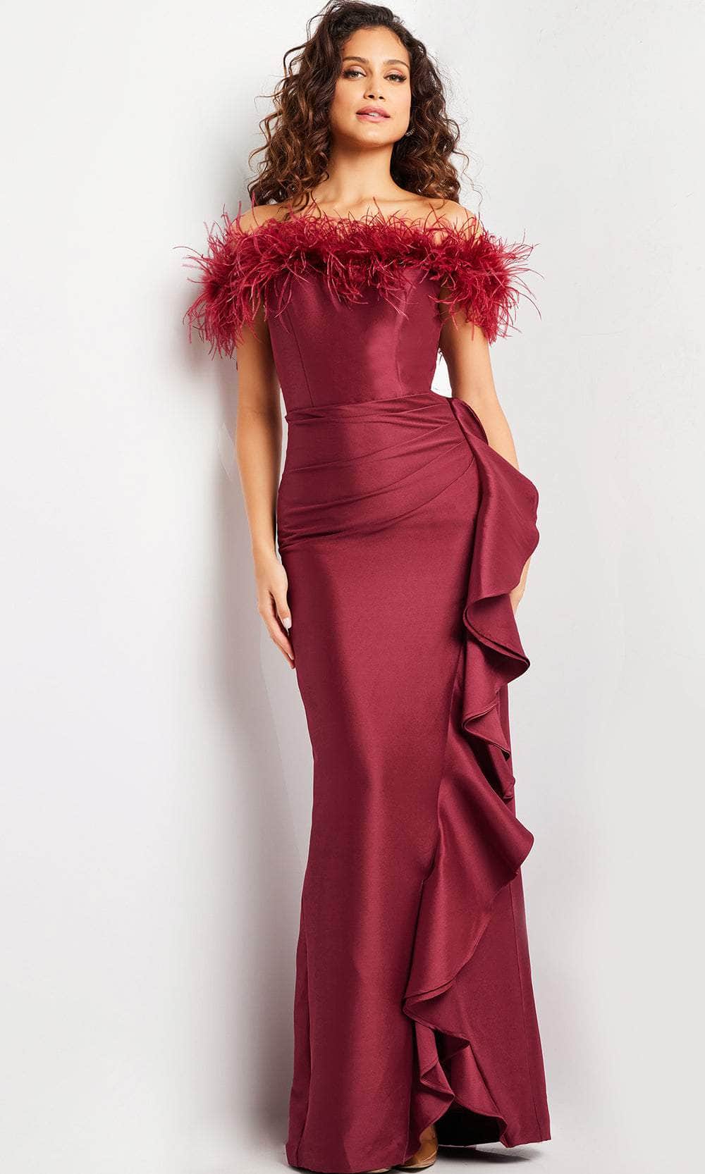 Draped Sheath Evening Dress