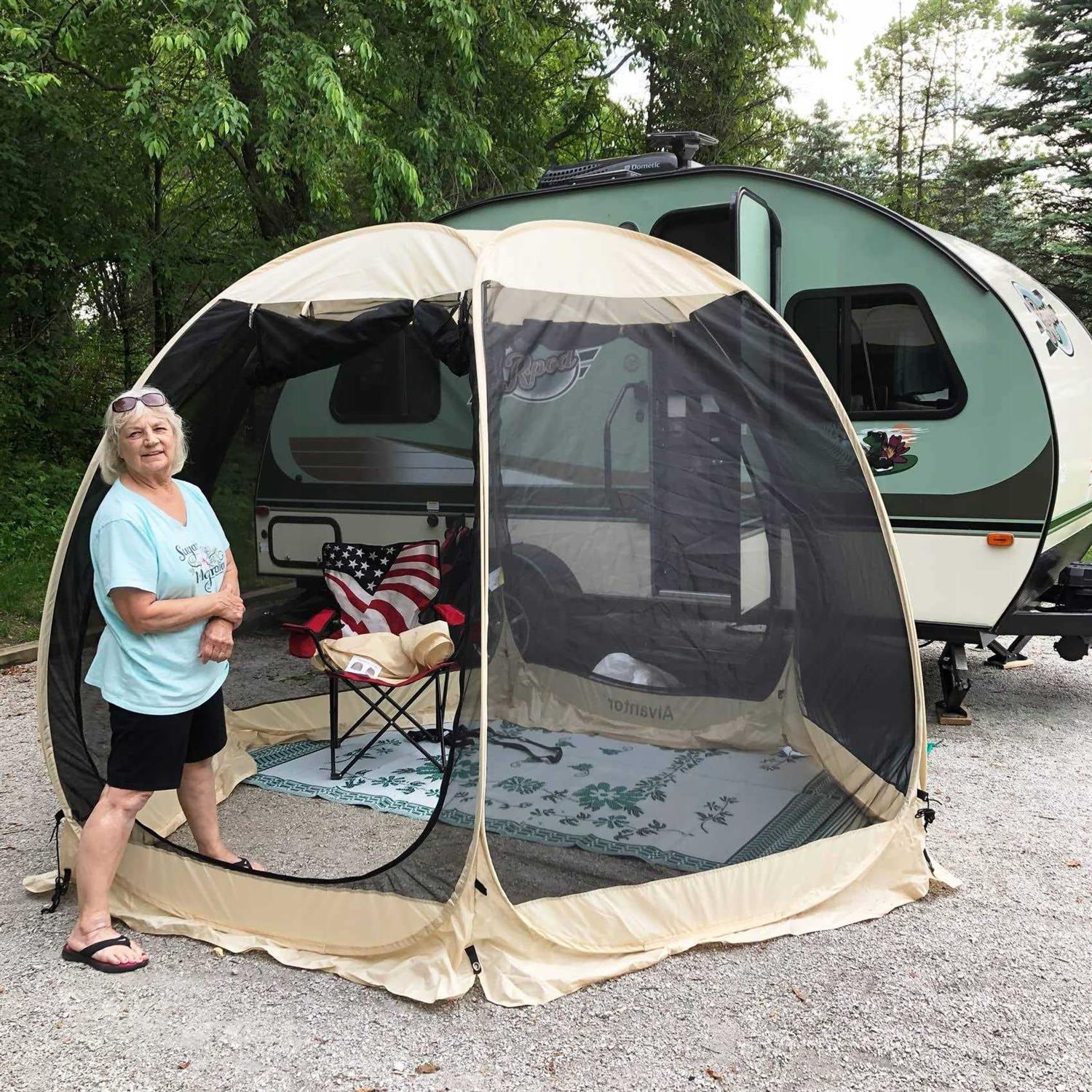 Alvantor Screen House Room Camping Tent Outdoor Canopy Pop Up Sun Shade Shelter Mesh Walls Not Waterproof