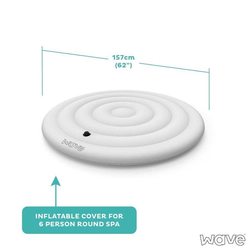 Wave Spa Round Person Protective Thermal Efficient Iatable Cover