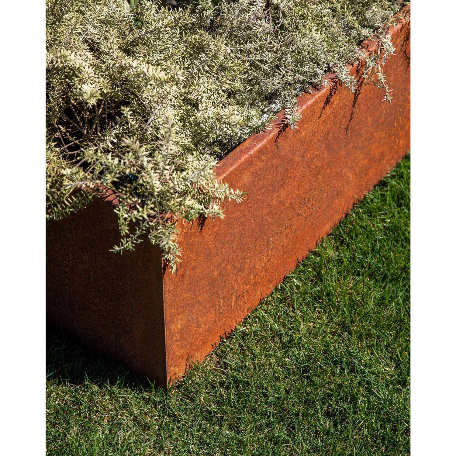 Veradek 4 ft Corten Steel Garden Bed