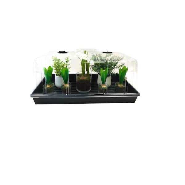 Viagrow 10 in. x 20 in. Extra-Strength Quad Seed Starter Propagation Tray