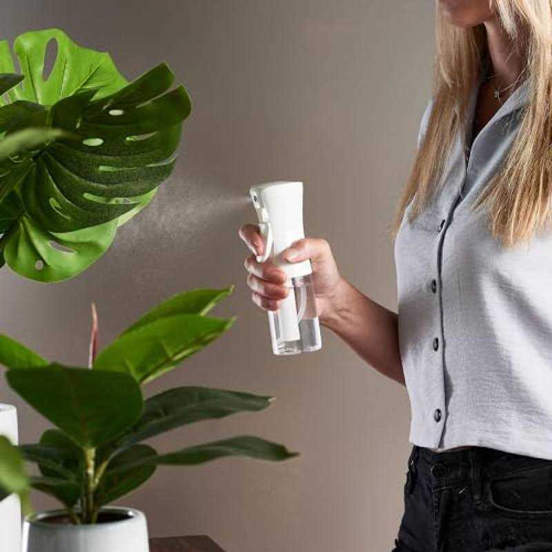 2 Pack Continuous Spray Bottle For Hair Ultra Fine Mist Sprayer