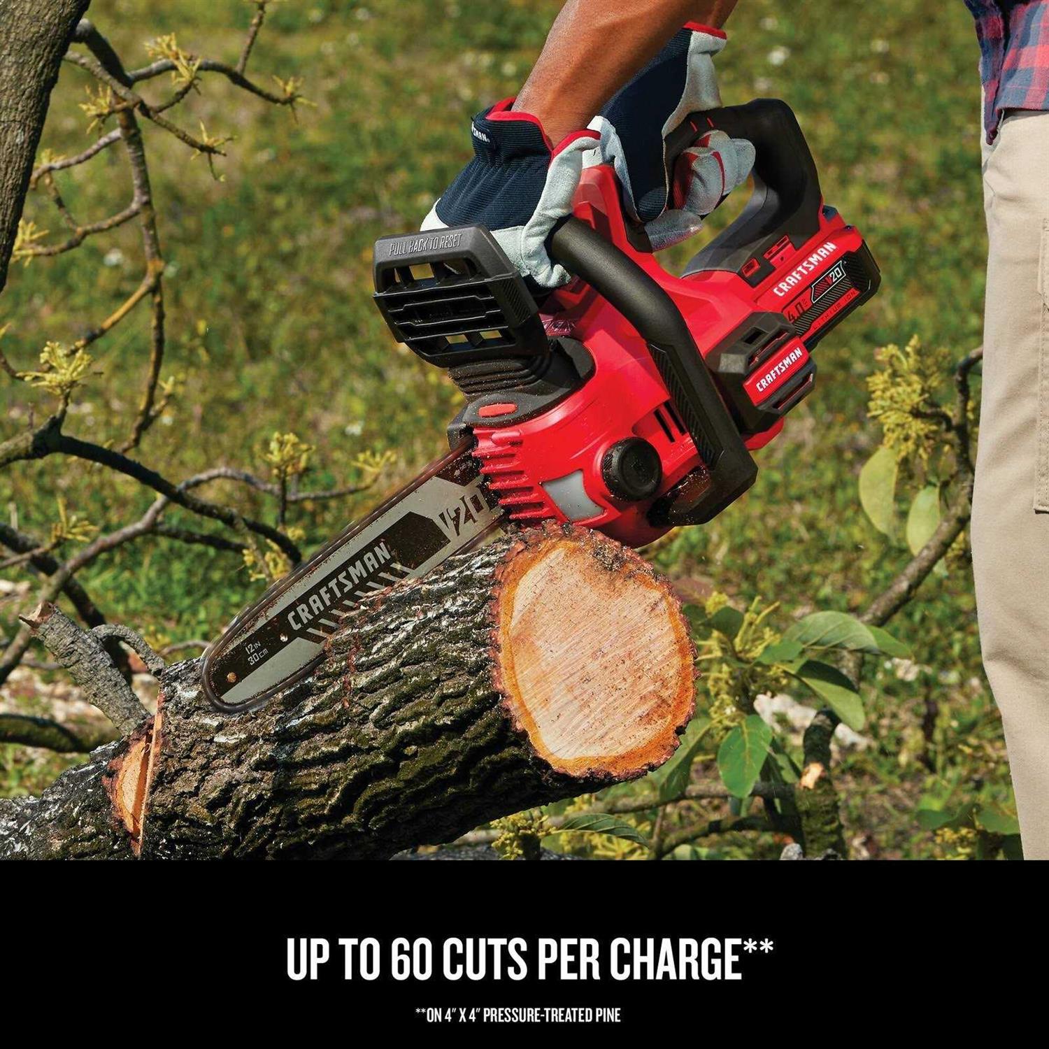Craftsman V20 Chainsaw Cordless CMCCS620M1