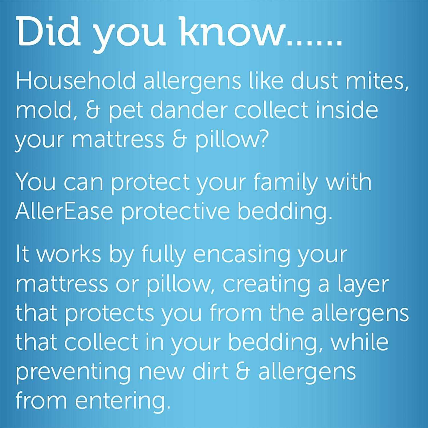 Allerease Allergy Waterproof Mattress Protector