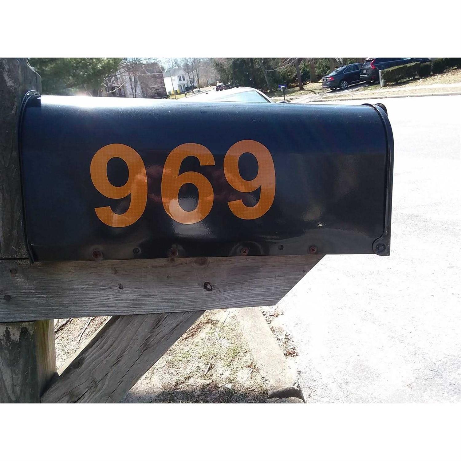 Bright Ideas RA1 Reflective Address Numbers