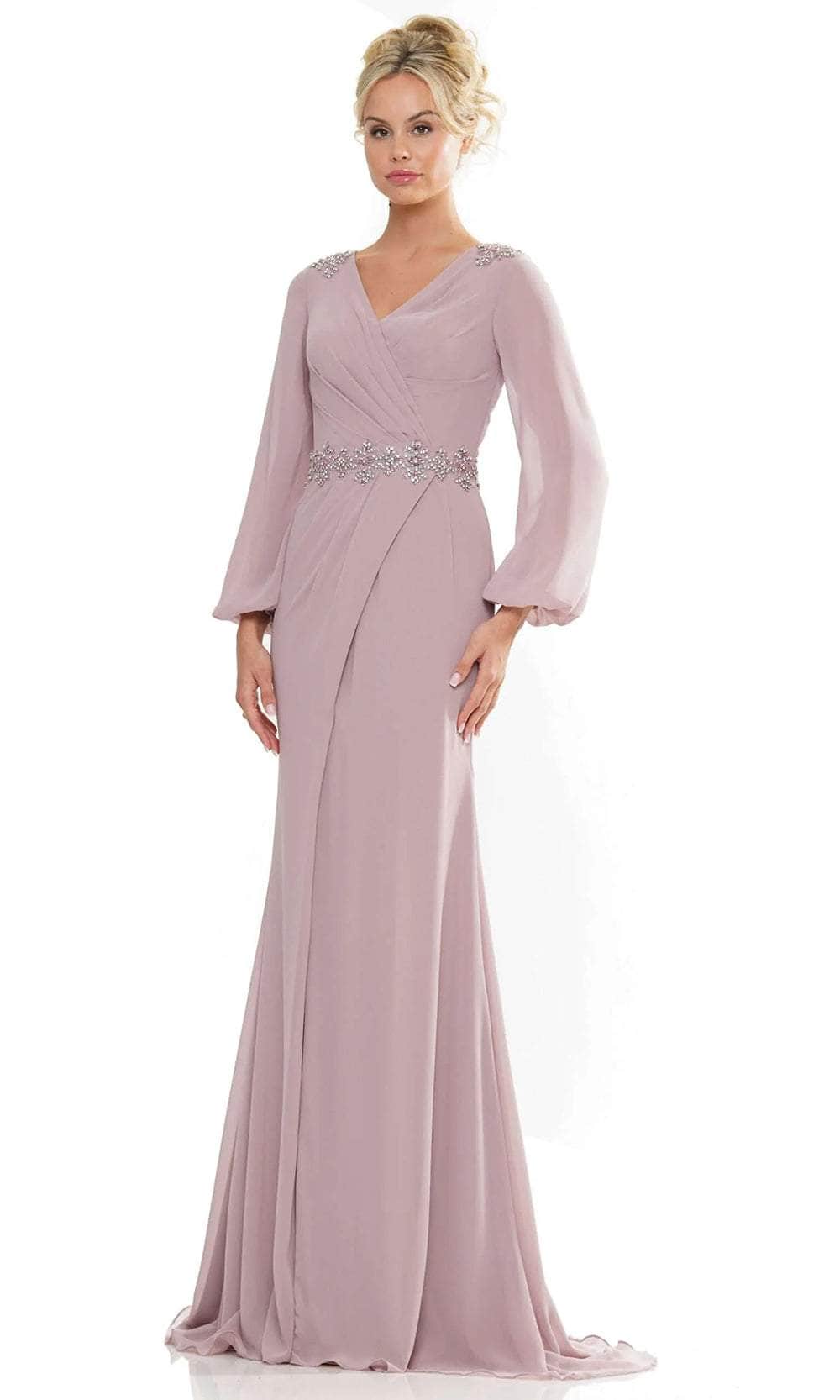 Bishop Sleeve Evening Dress
