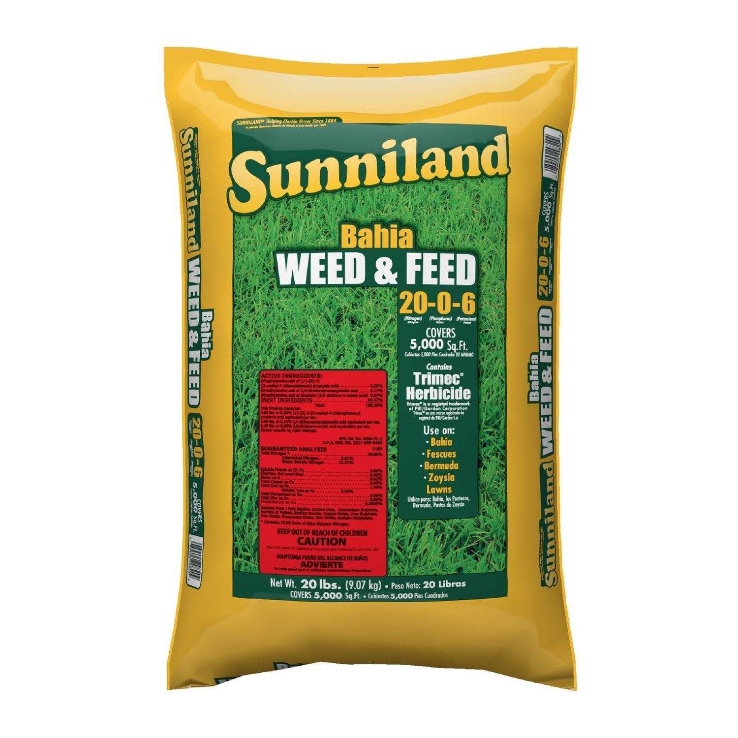 Sunniland Weed Feed Bahia 20-0-6 129820