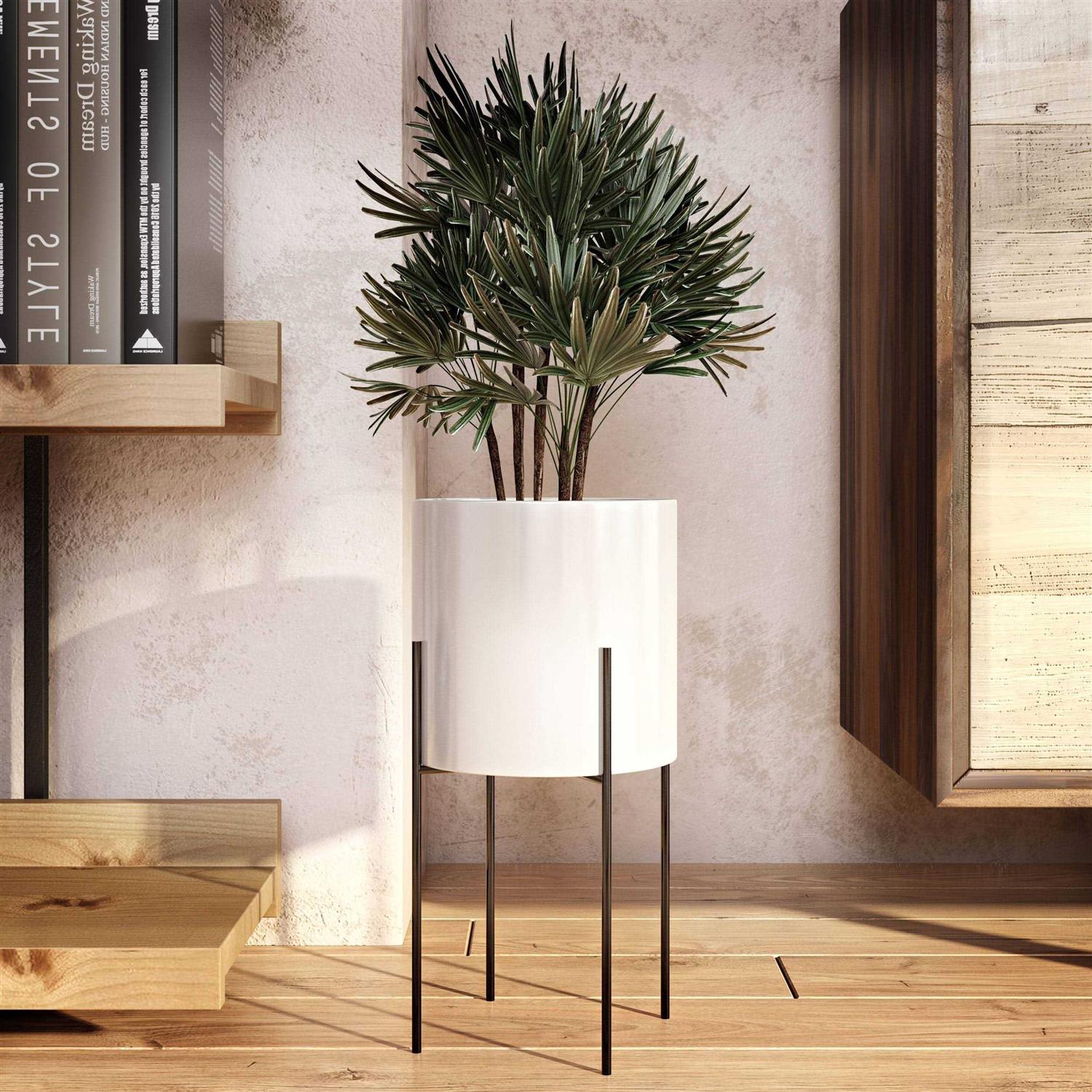 Aspire Lonnie Mid Century Ceramic Planter