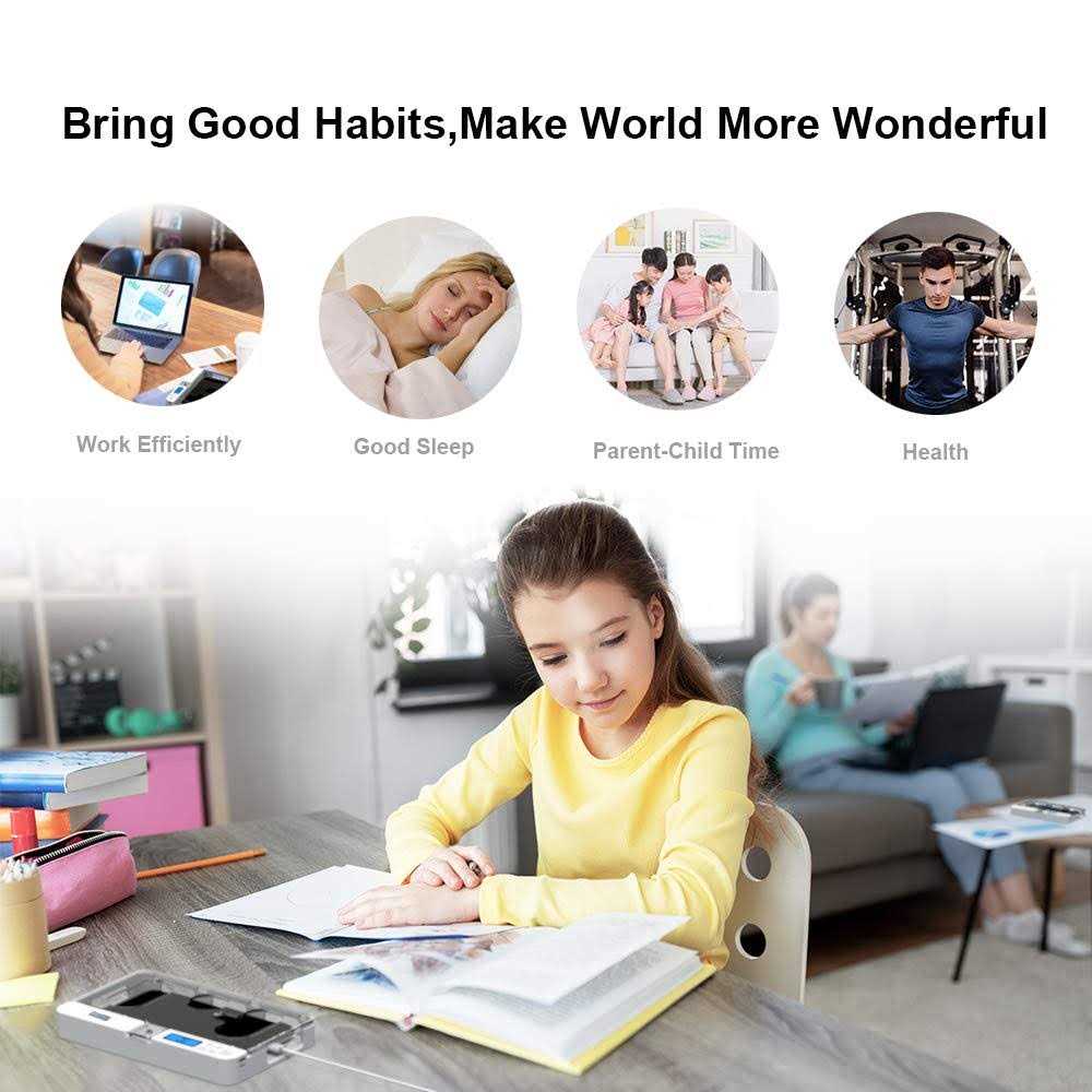 ySky Portable Smart Auto Phone Timer Lock Box for iPhone and Android Phones