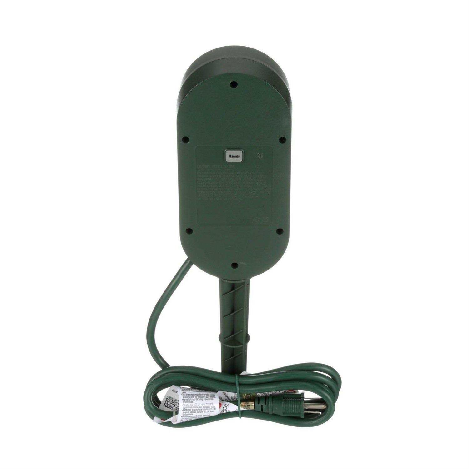 Woods 6 Outlet Power Stake with Timer & Remote Control