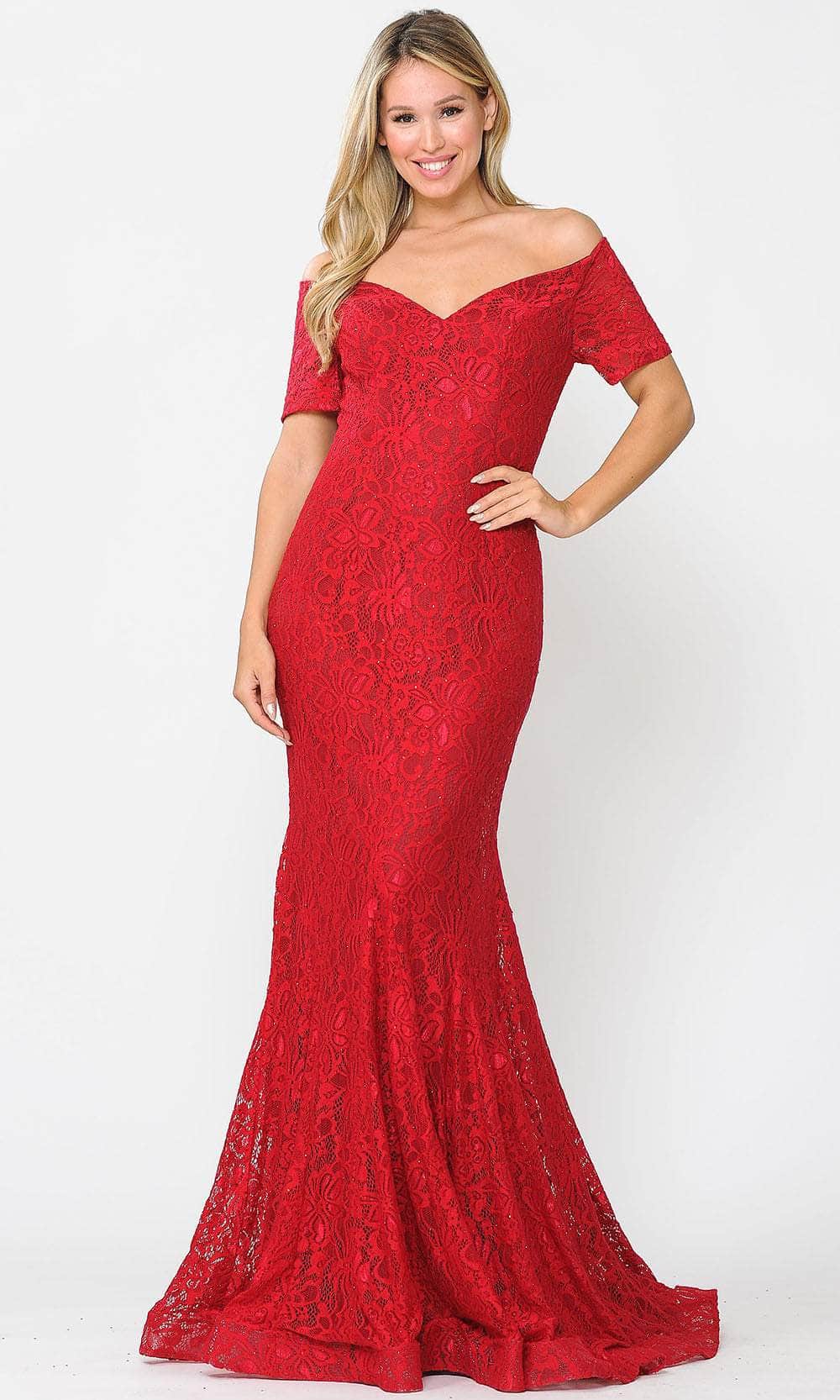 Off-shoulder Sweetheart Neckline Long Gown