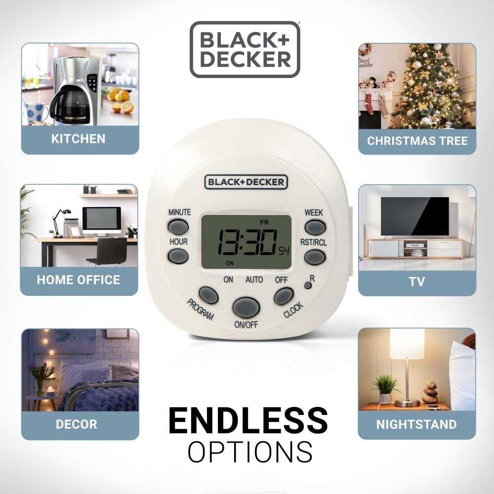 BLACK+DECKER BDXPA0023 Light Timers Programmable Indoor