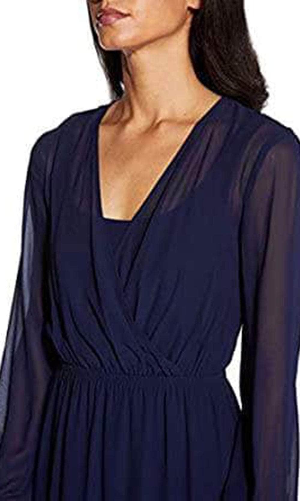 Long Sleeves V-Neck Long Dress