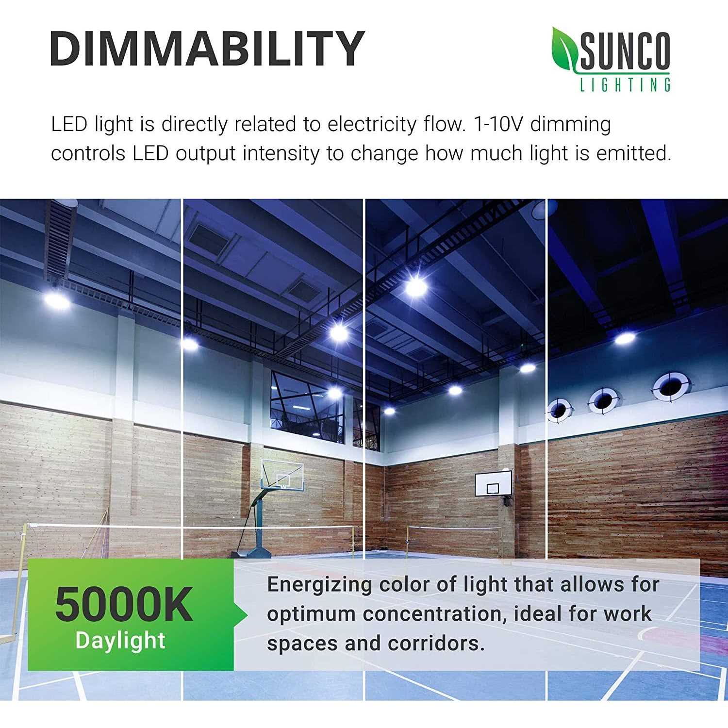 Sunco Lighting UFO LED High Bay 150W 600W HID Replacement