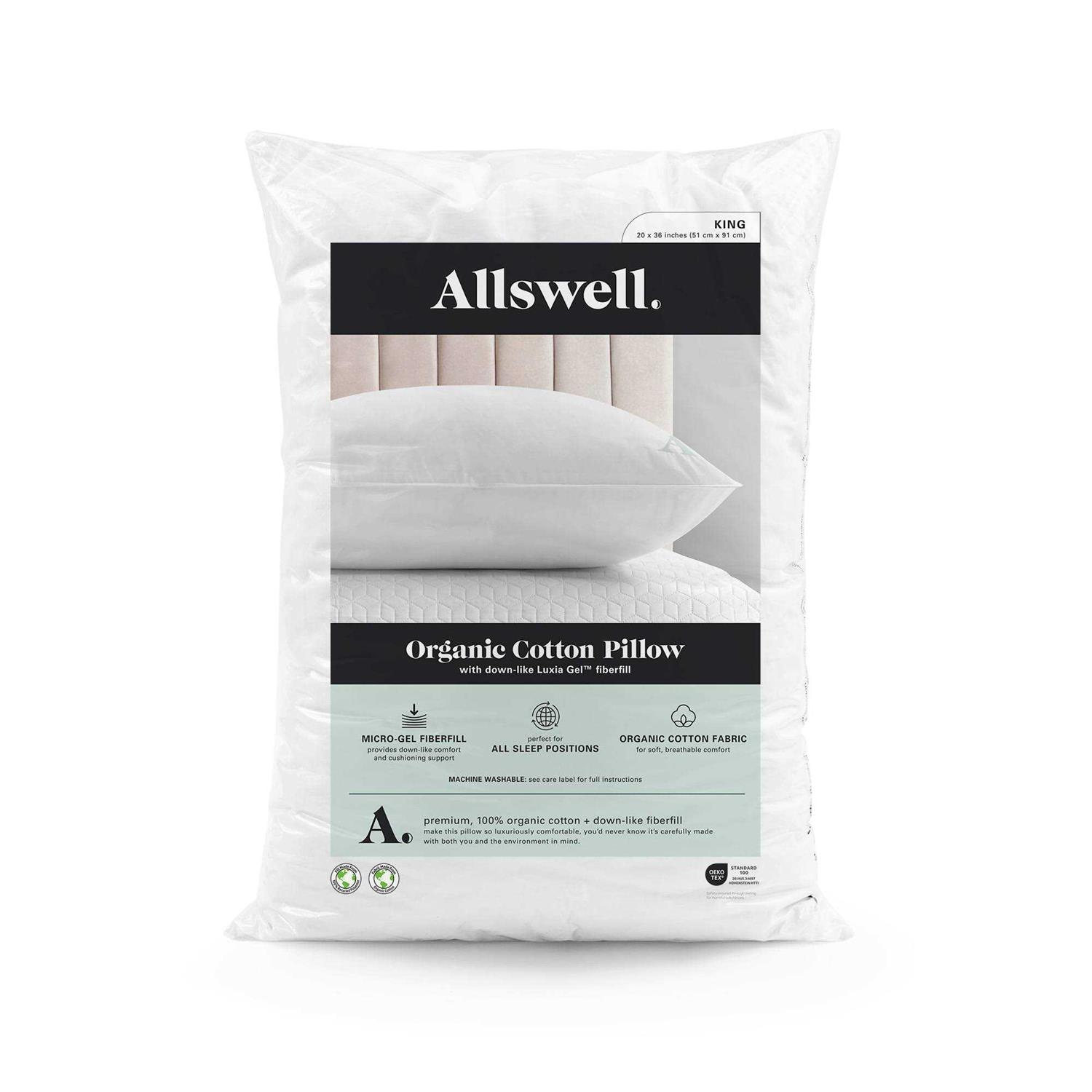 Allswell Organic Cotton Down-like Bed Pillow