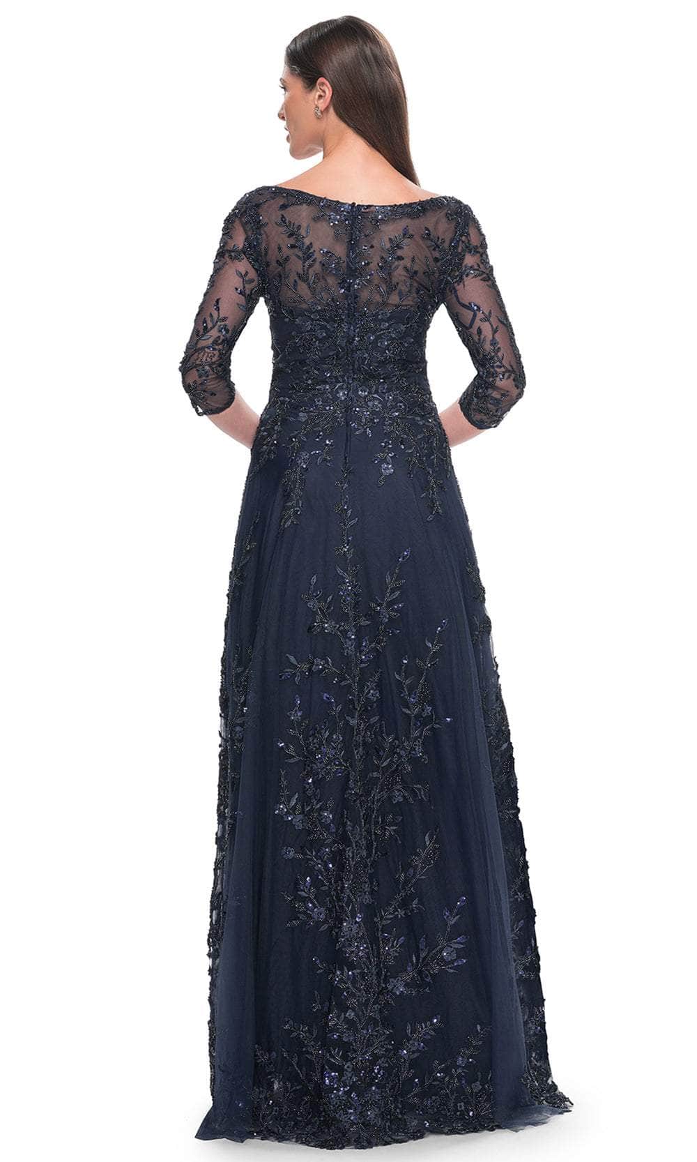 Lace Sequin Formal Dress